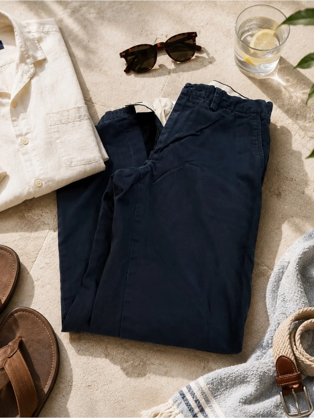 Ralph Lauren Men's Navy Blue Chinos